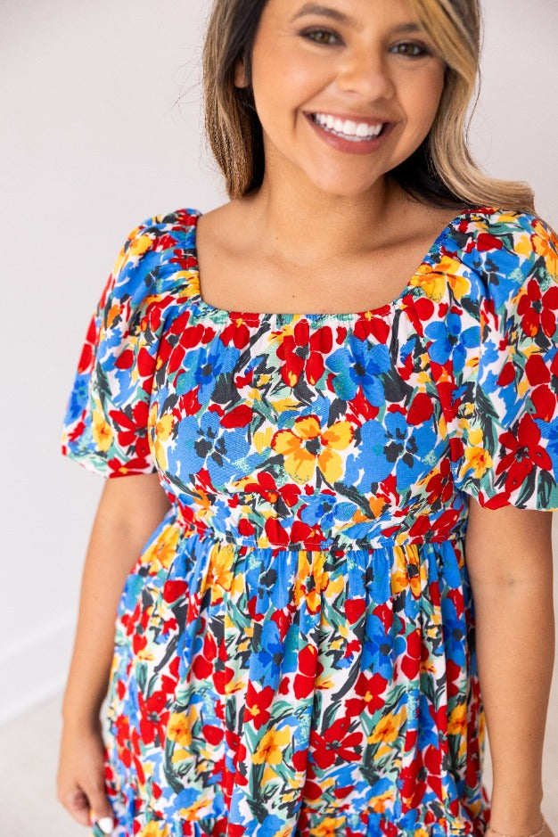 The Elizabeth Tiered Dress - Floral