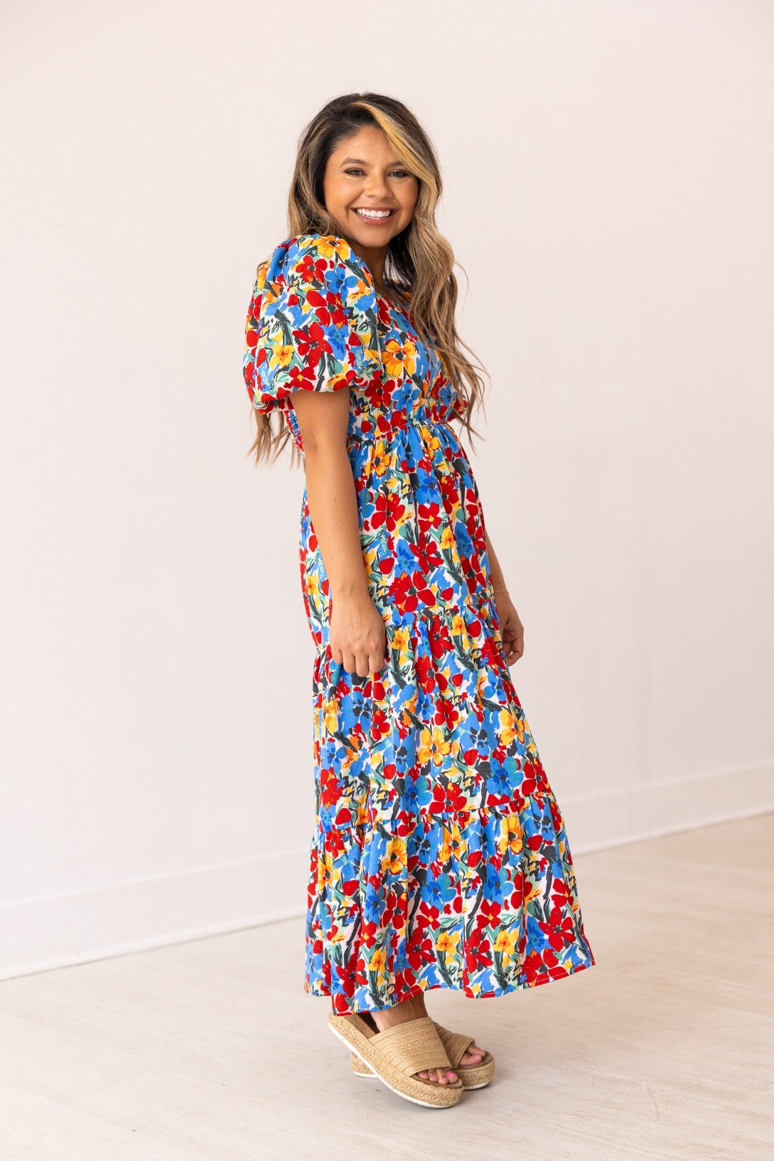 The Elizabeth Tiered Dress - Floral