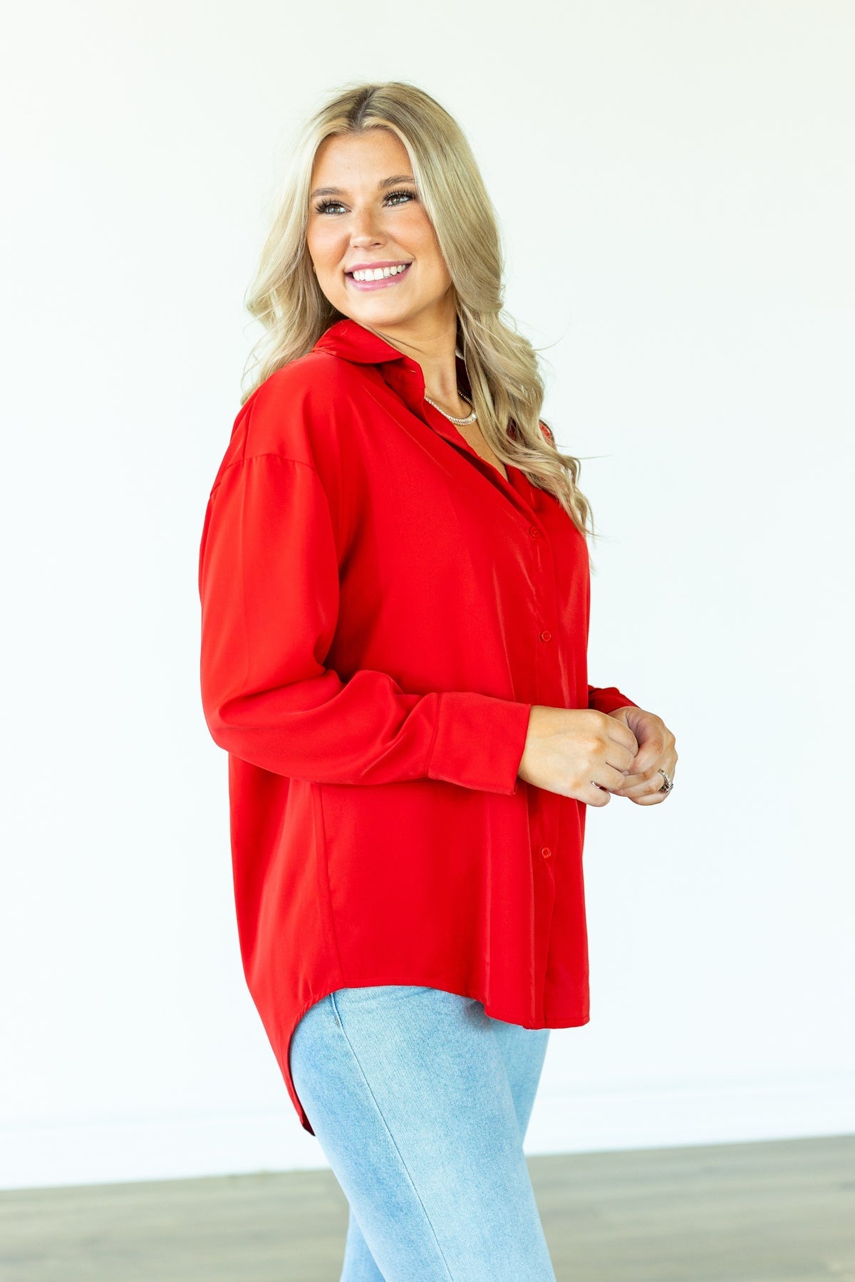 The Kathryn Top - Classic Red