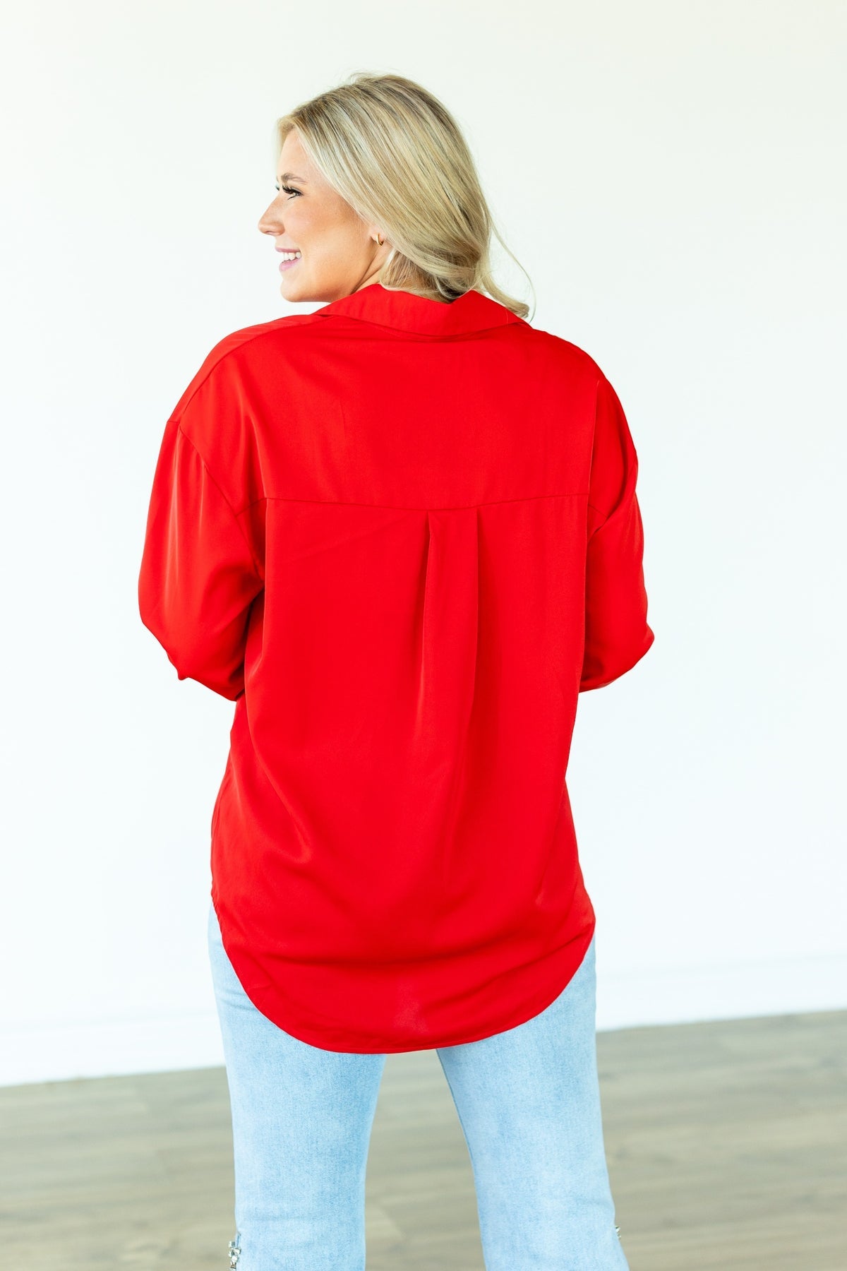 The Kathryn Top - Classic Red