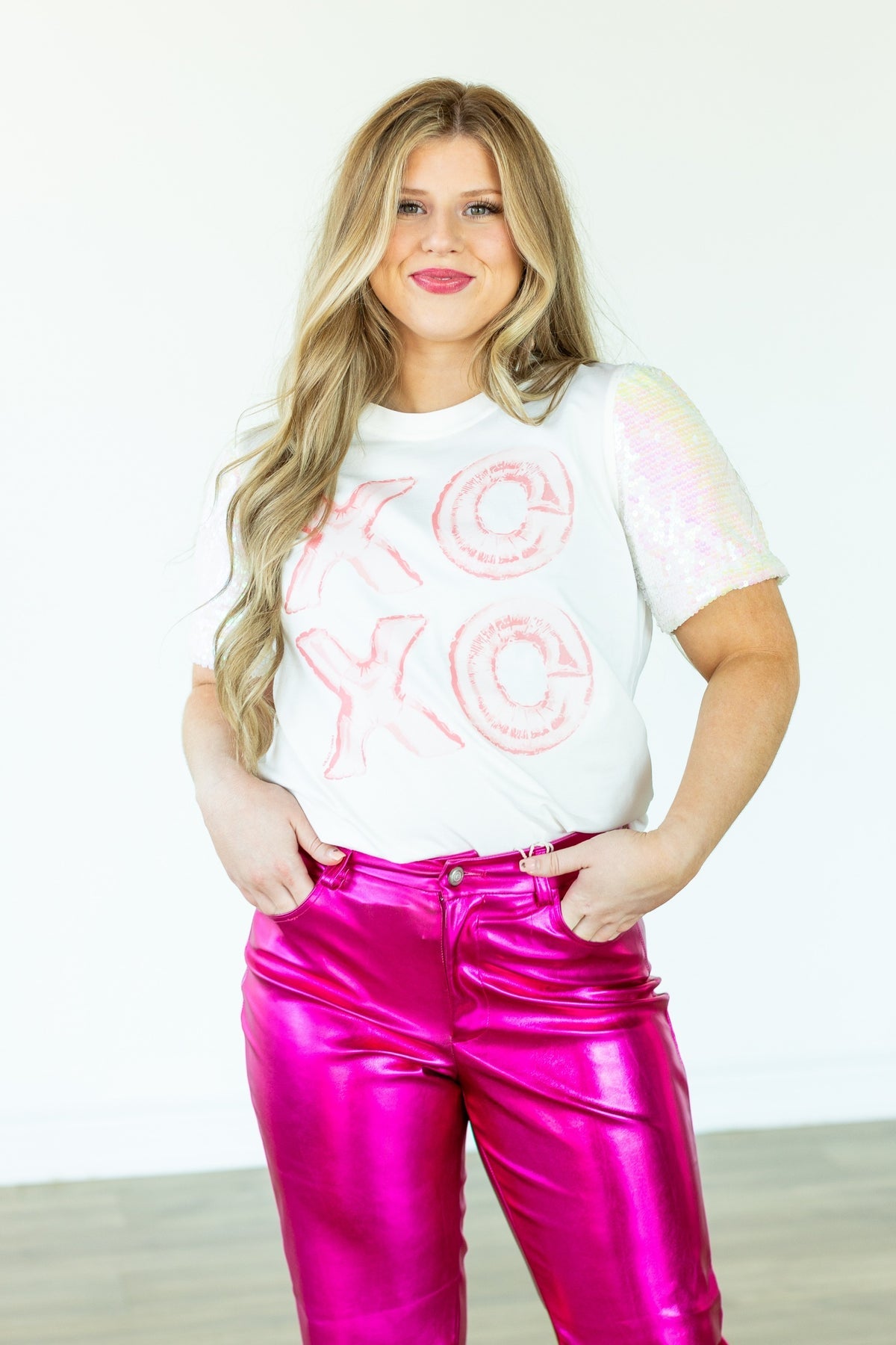 The XOXO Sparkle Top