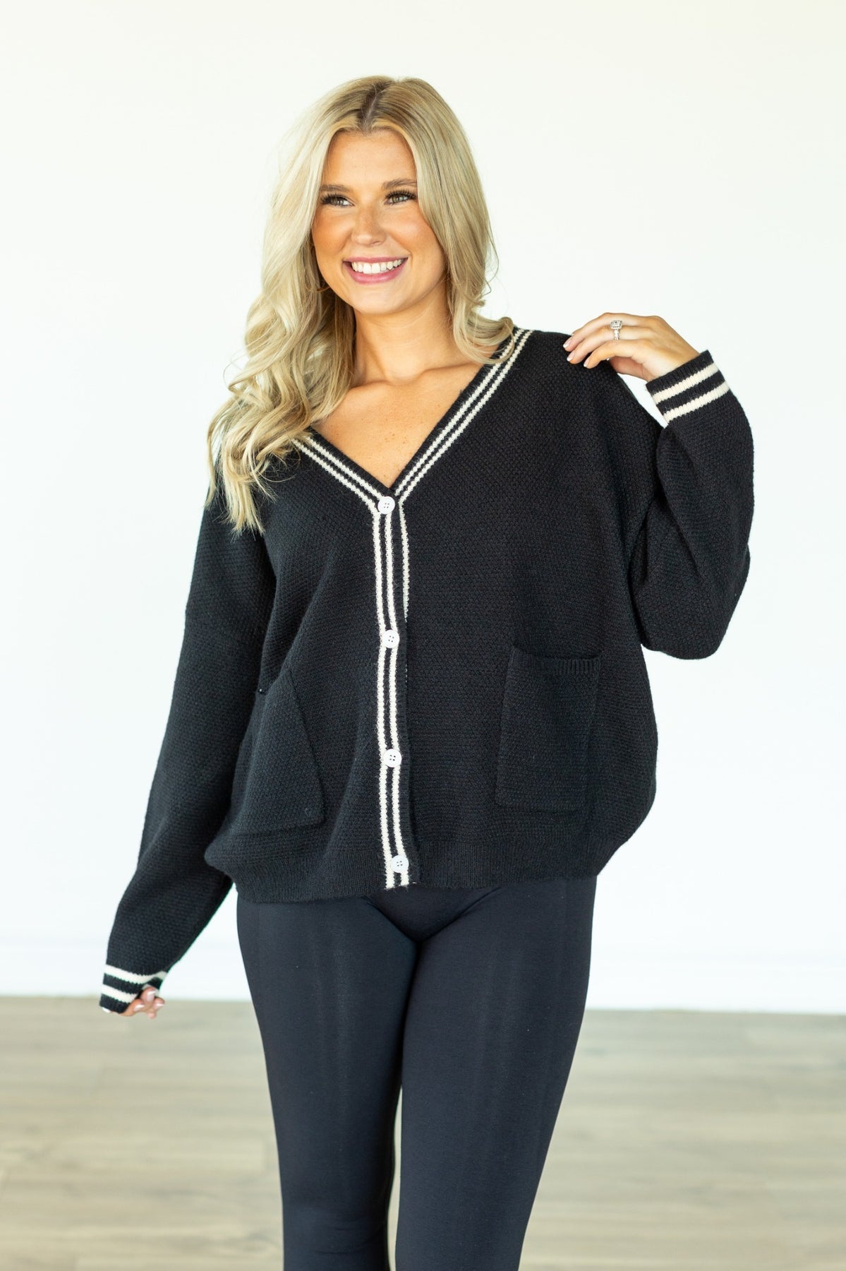 Grace's Go-To Cardigan - Black