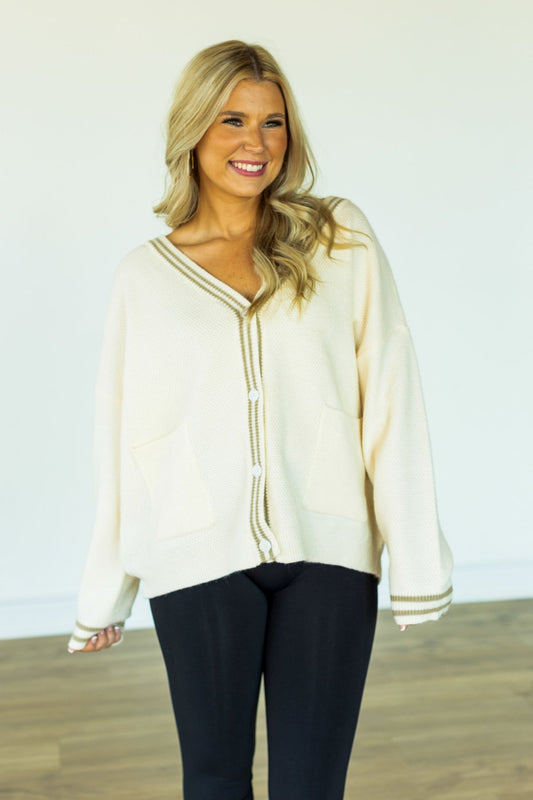 Grace's Go-To Cardigan - Ivory