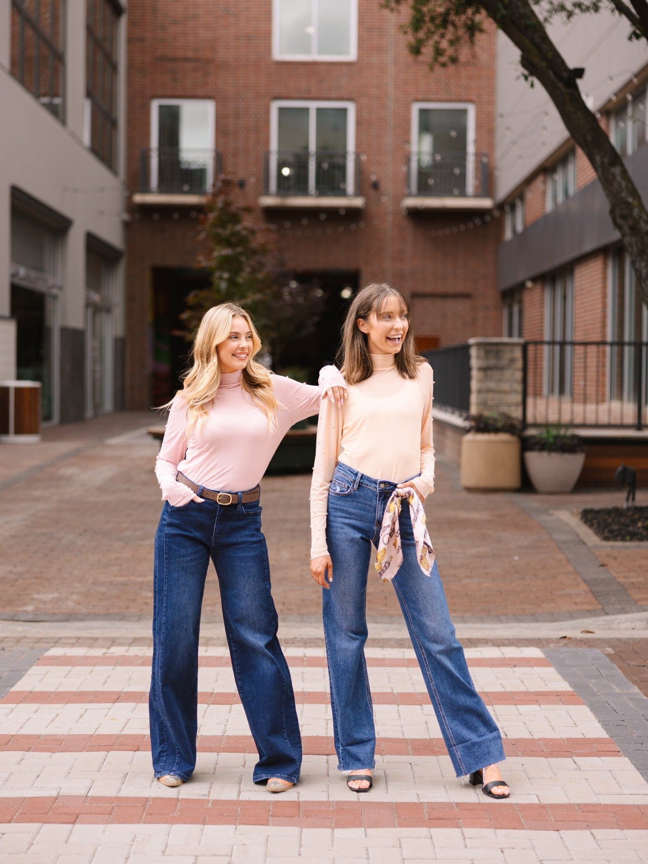The Julissa Pearl Mesh Top - Champagne