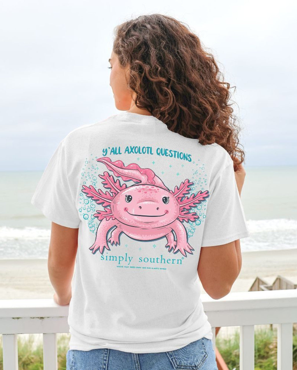 YOUTH - Simply Southern - Y'all Axolotl Questions SS Tee - 2024