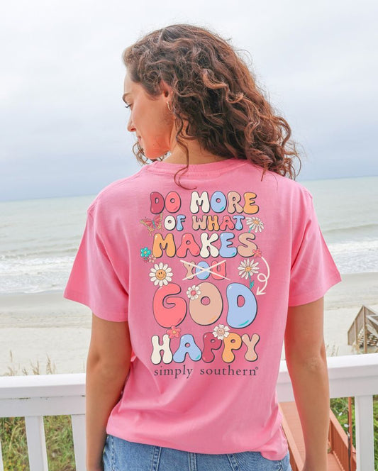 Simply Southern - Do More of What Makes God Happy SS Tee - 2024