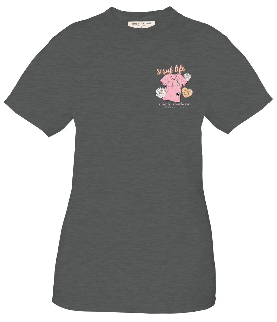 Simply Southern - Scrub Life SS Tee - 2024