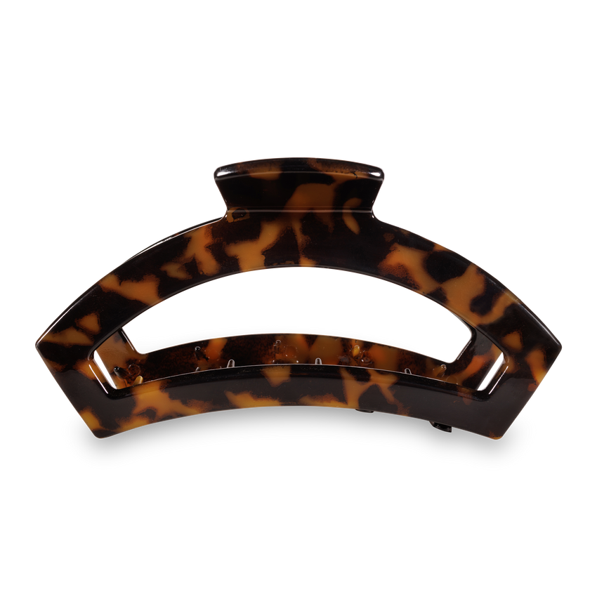 TELETIES - Open Large Hair Clip - Tortoise