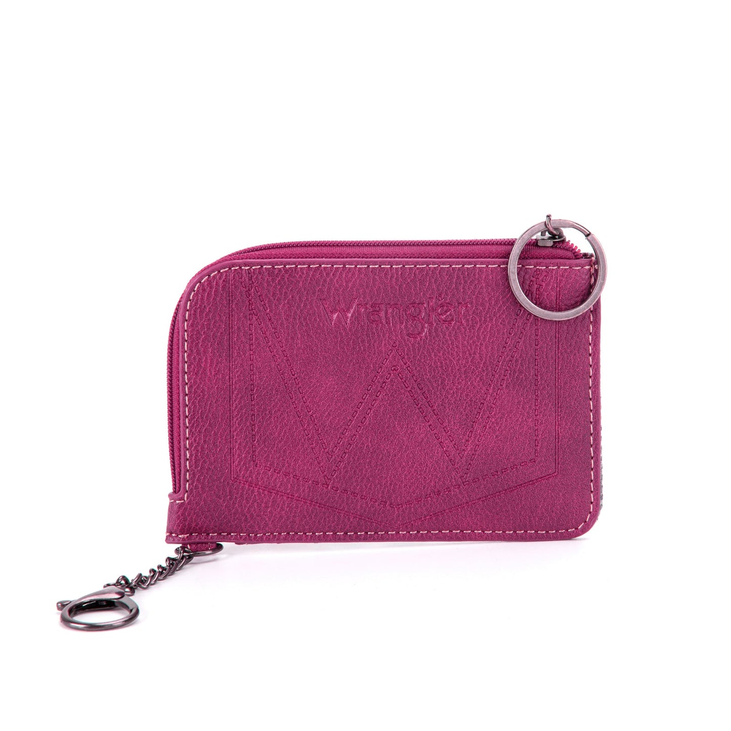 Montana West - Wrangler Southwestern Mini Zip Card Case - Hot Pink