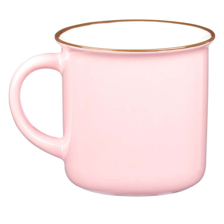 Be Still and Know Pink Camp-Style Coffee Mug - Psalm 46:10
