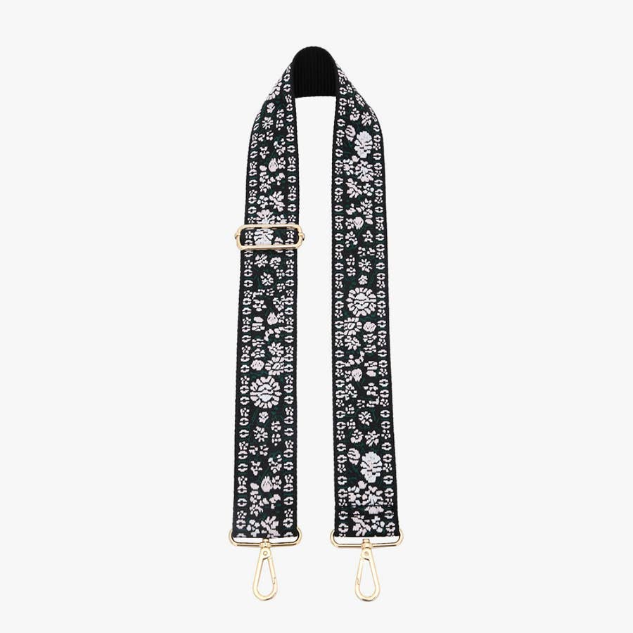 The Kate Guitar Strap - Floral Pink