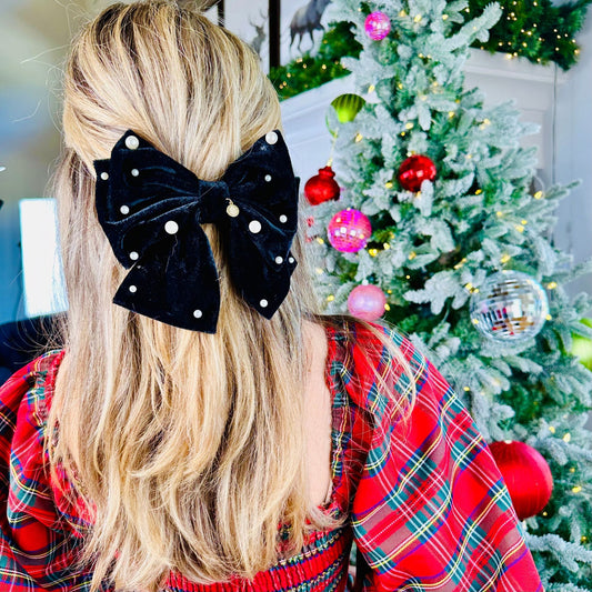 Simply Southern - Pearl Bow - Black