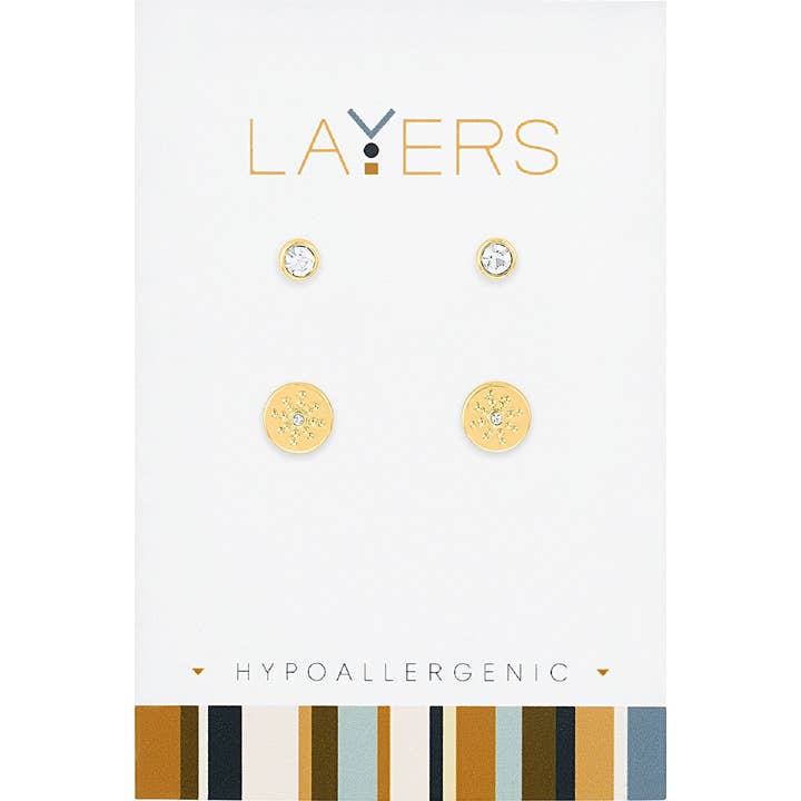 Layers Earrings - Gold