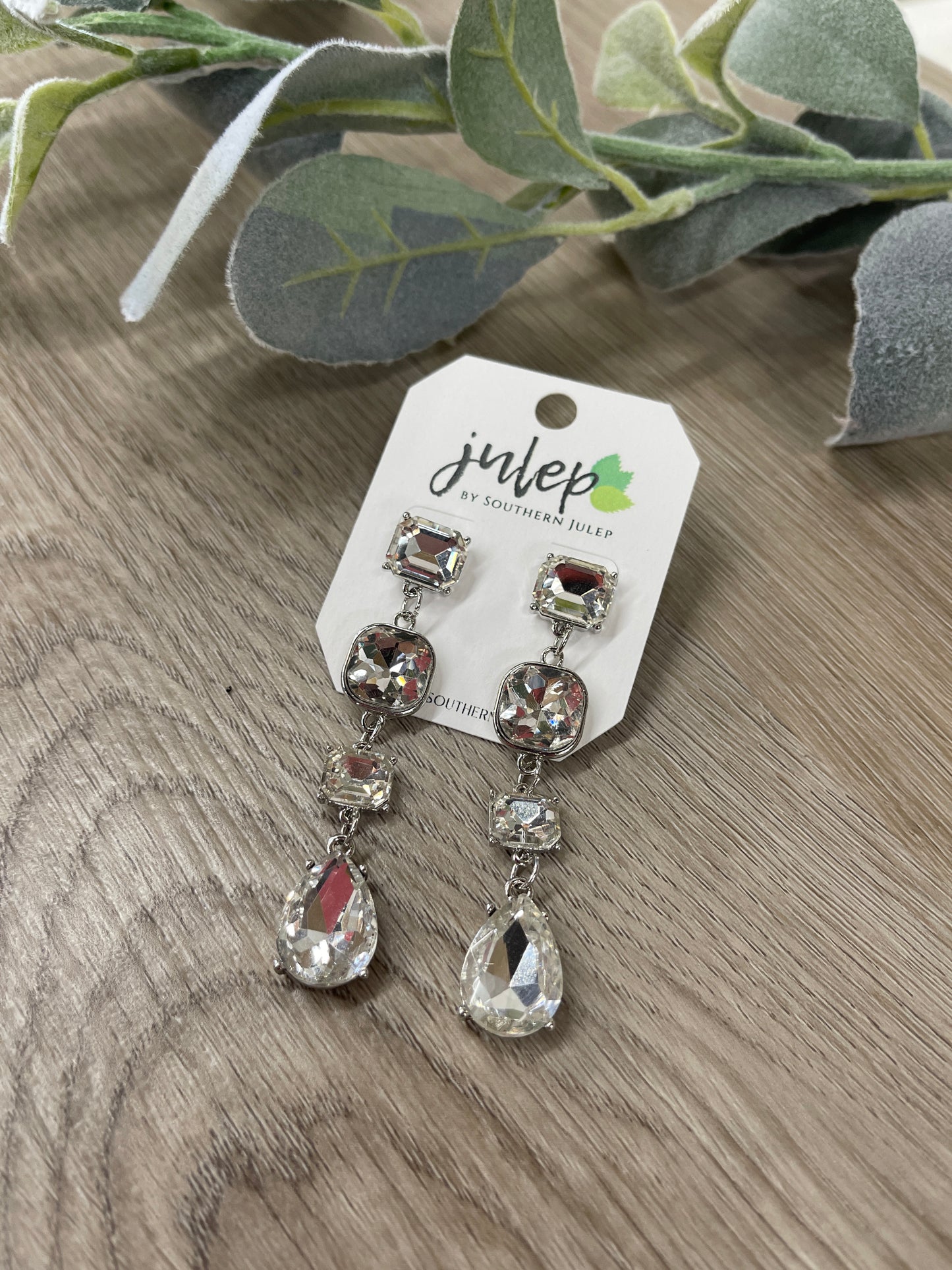 The Wynter Earrings - Crystal