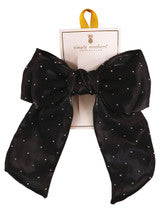 Simply Southern - Rhinestone Bow - Black