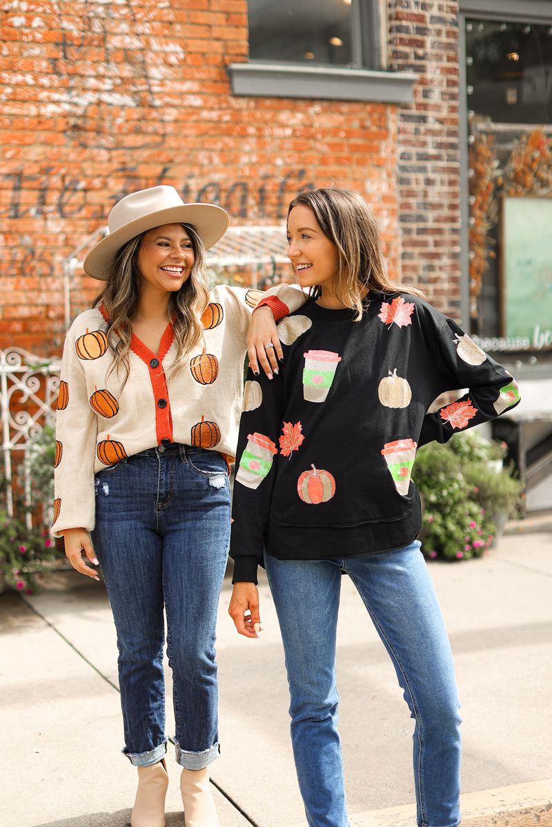 The Emersyn Pumpkin Cardigan