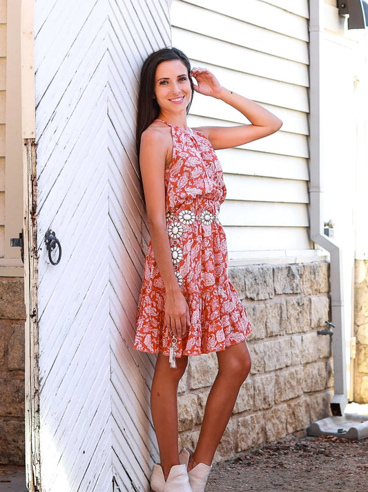 The Kickin' It Country Paisley Dress