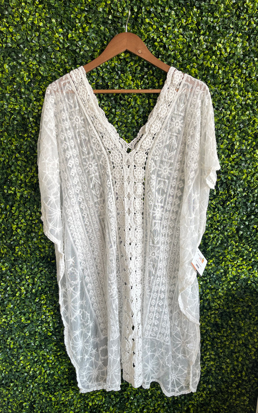 The Finley Lace Cover-Up - White