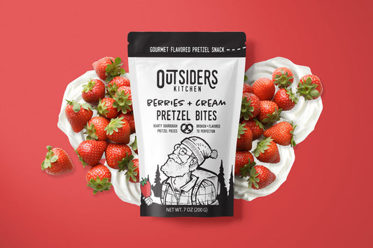 Outsiders Kitchen - Berries + Cream Pretzel Bites