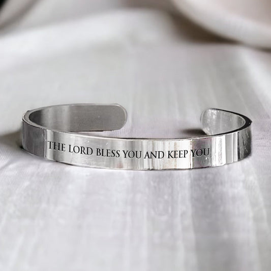The Scripture Bangle : The Lord Bless You & Keep You
