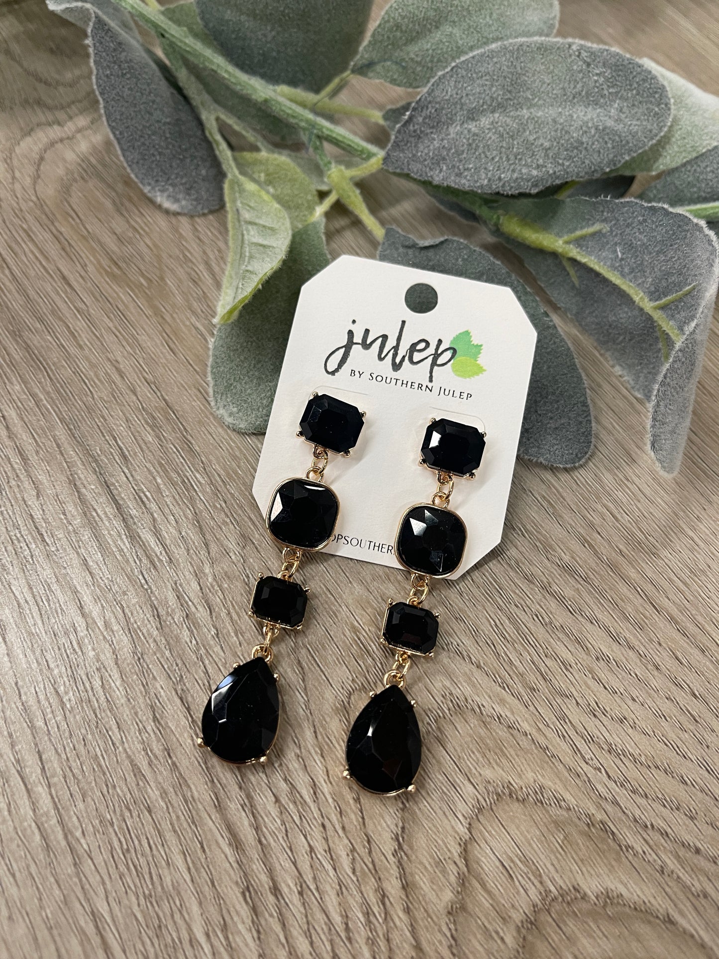 The Wynter Earrings - Black