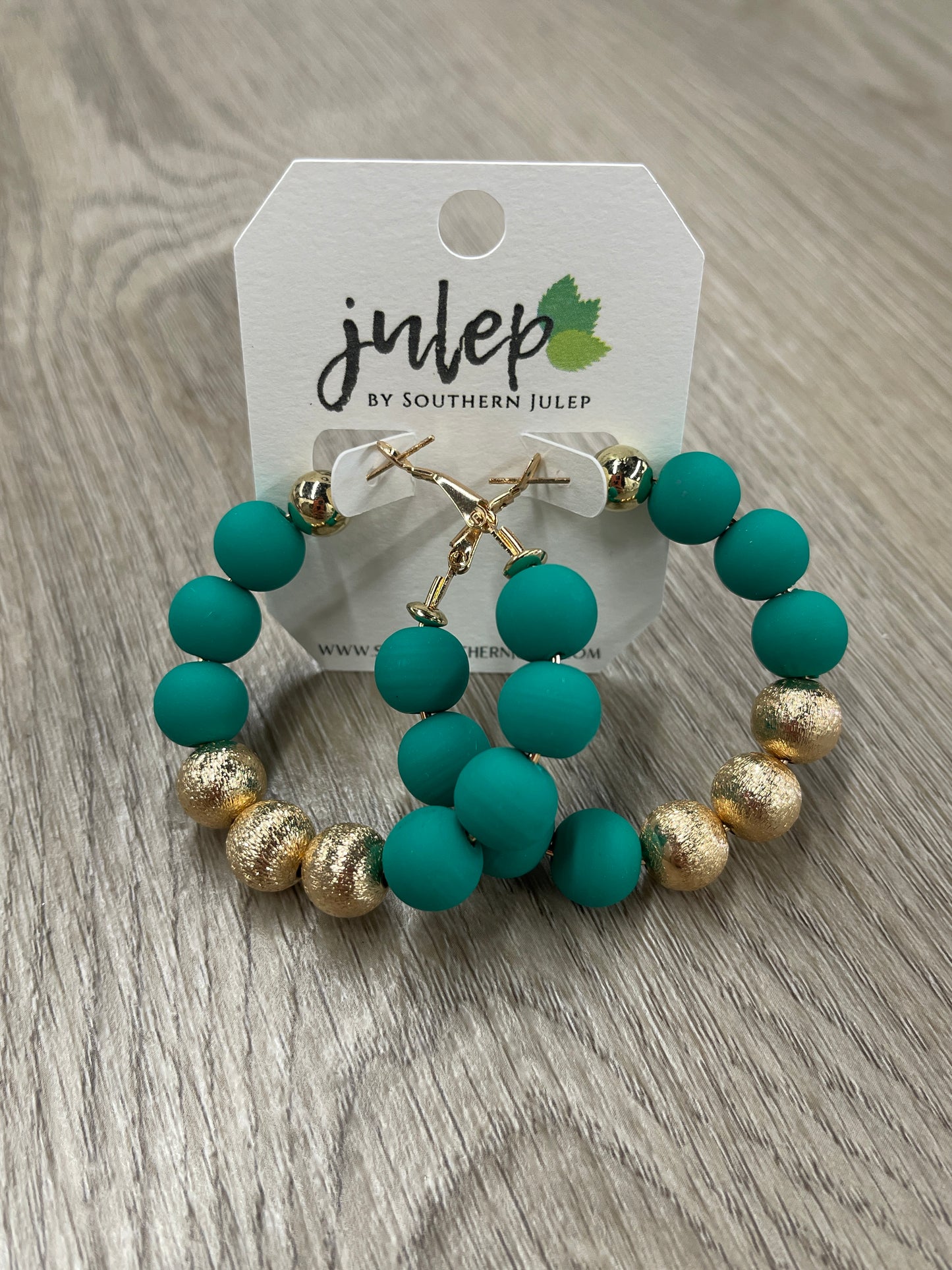 The Calista Earrings - Green