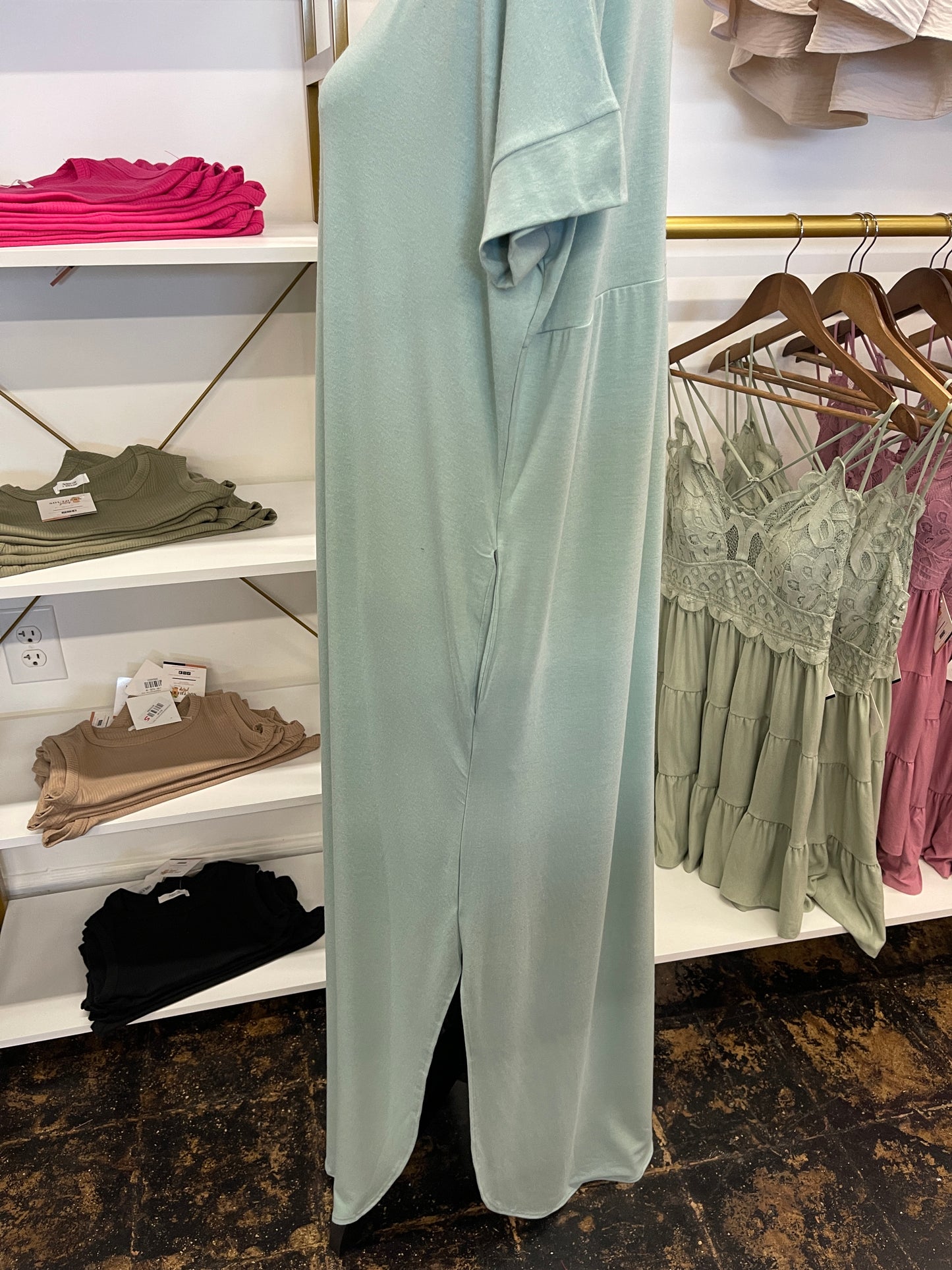 FINAL SALE - The Everyday Essential Maxi Dress - Mint