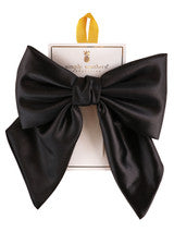 Simply Southern - Satin Hair Bow - Soft Black