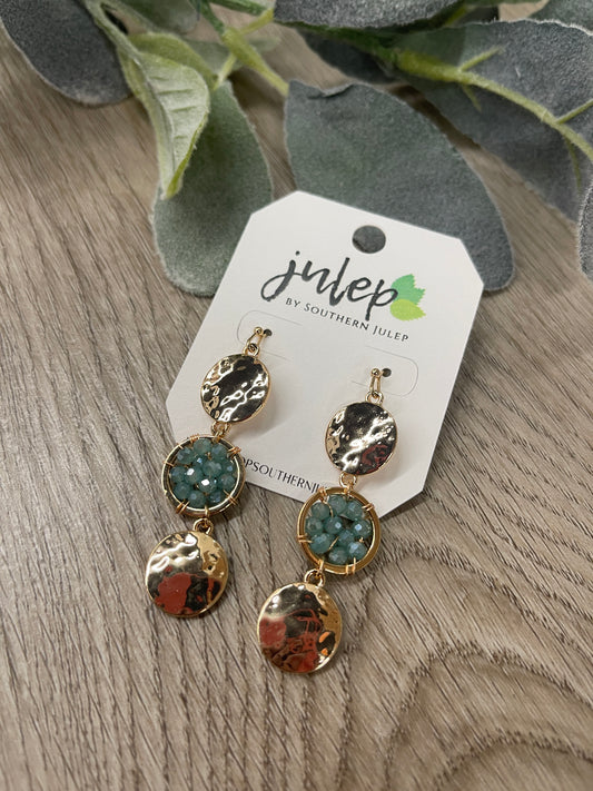 The Katlyn Earrings - Mint