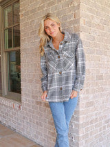 Simply Southern - Shacket - Grey