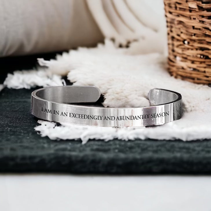 The Scripture Bangle : Exceedingly & Abundantly