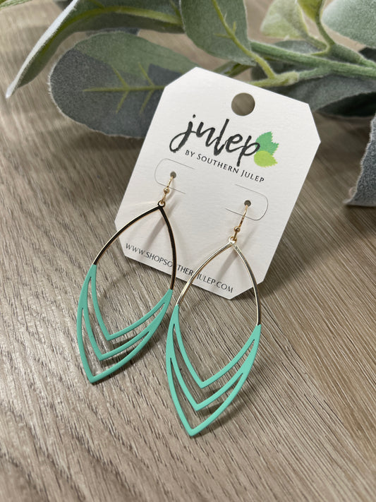 The Piper Earrings - Mint