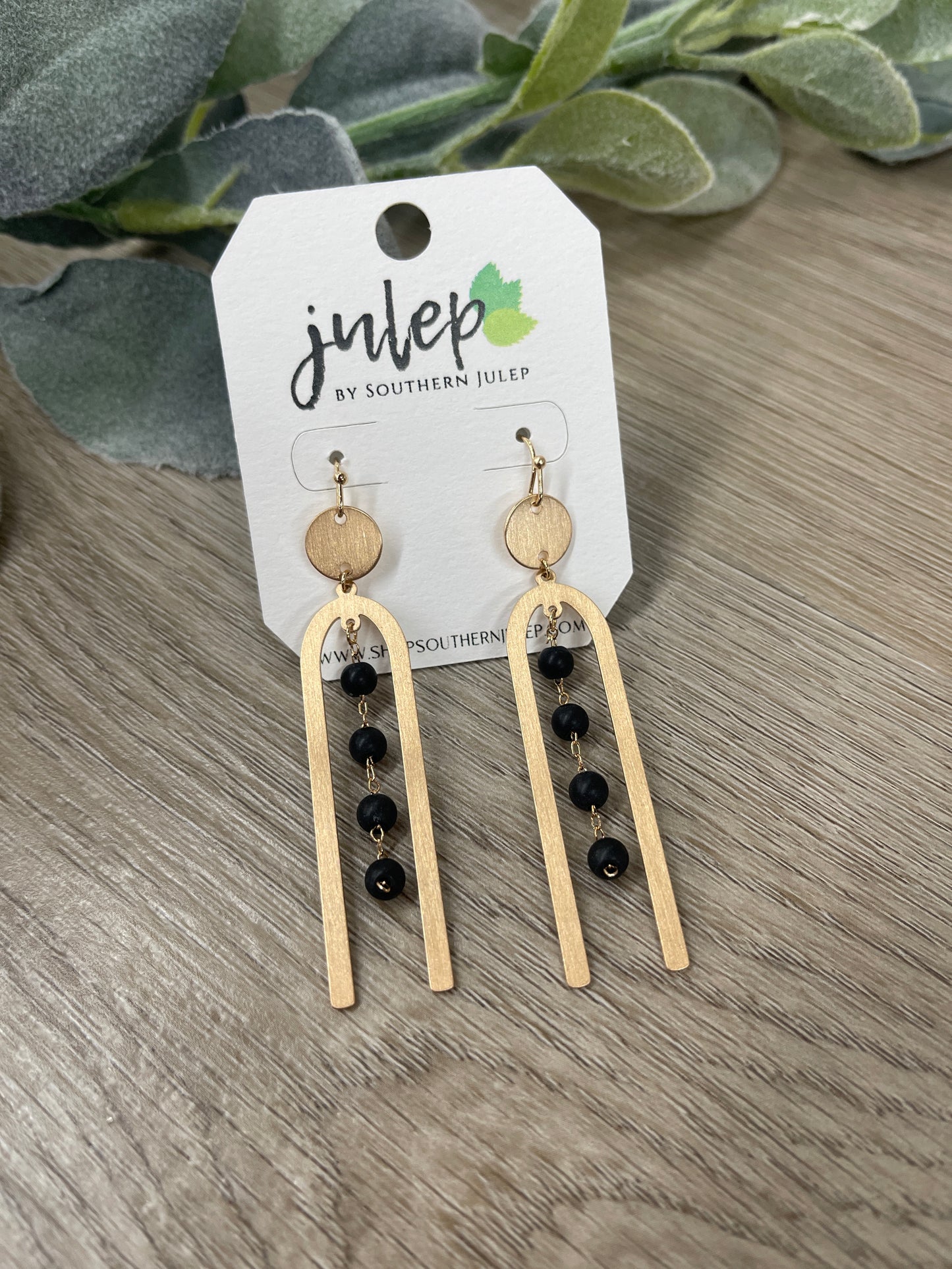 The Kensey Earrings - Black