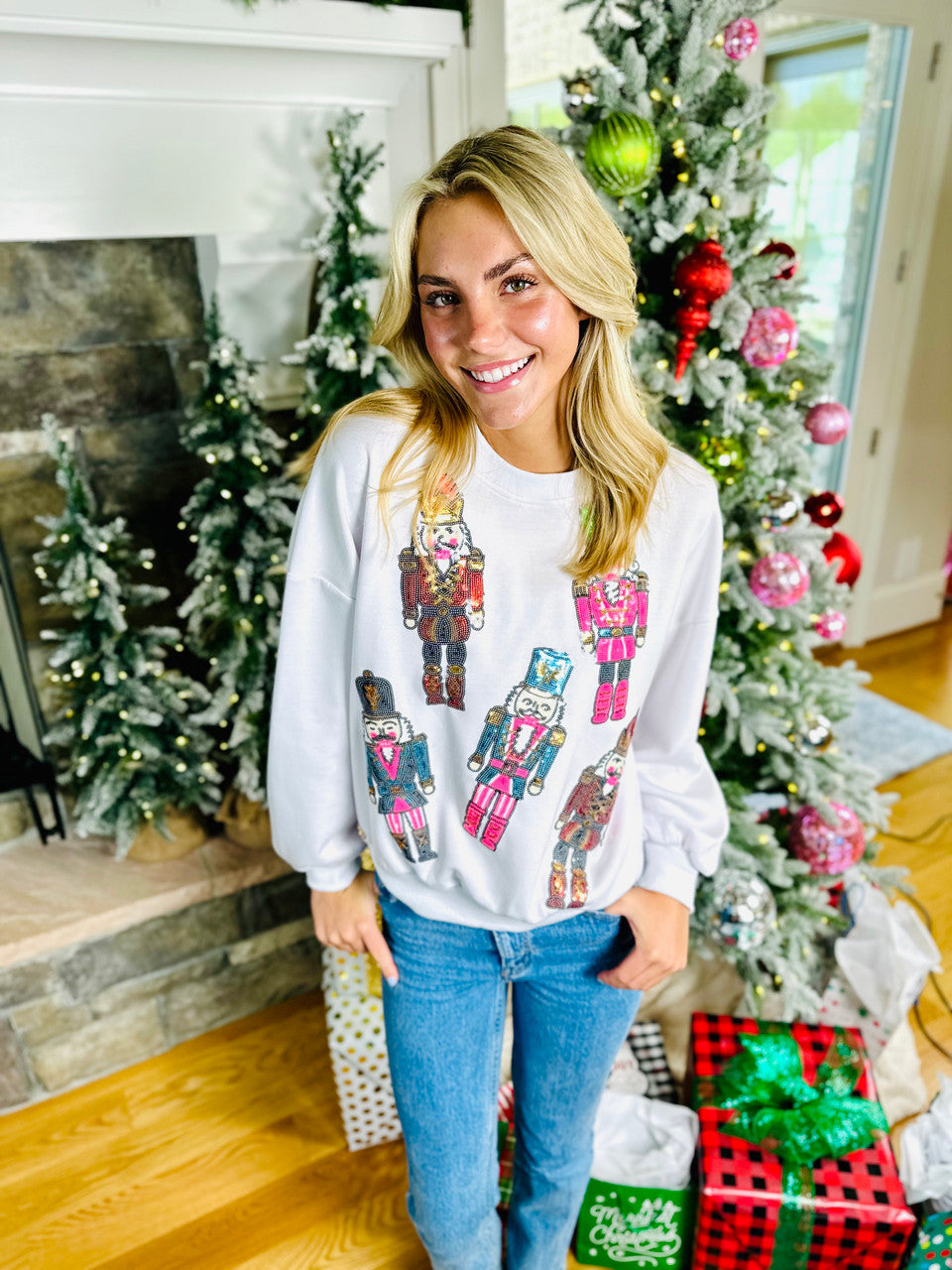 Simply Southern - Sequin Crewneck - Nutcracker