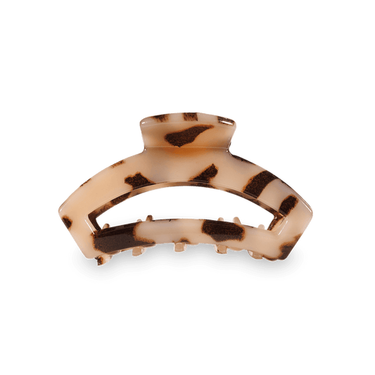 TELETIES - Open Tiny Hair Clip - Blonde Tortoise