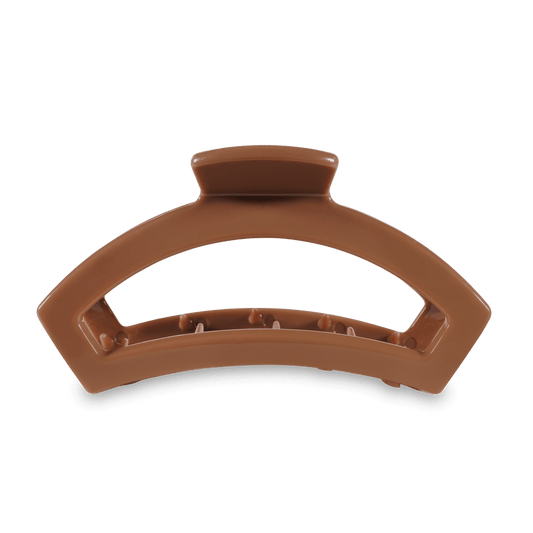 TELETIES - Open Large Hair Clip - Caramel