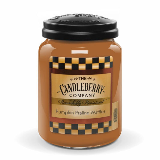 Candleberry Pumpkin Praline Waffles™ Large Jar Candle