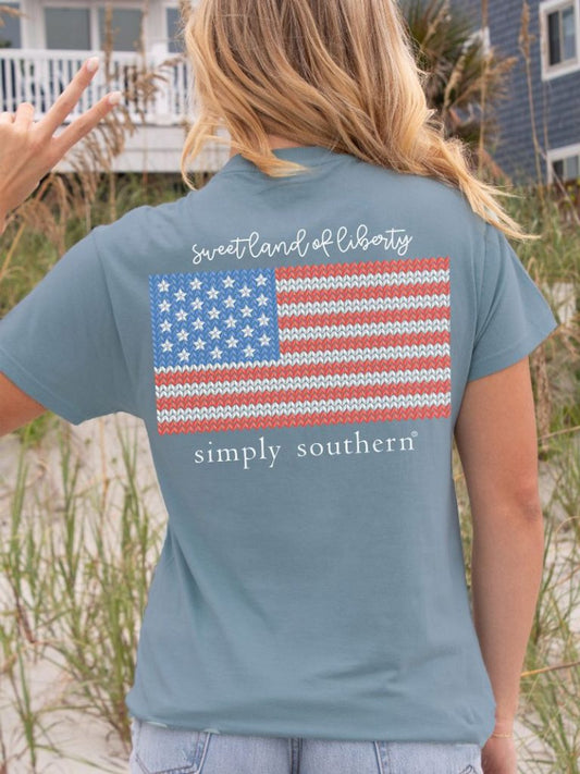 Simply Southern - Sweet Land of Liberty SS Tee - 2024