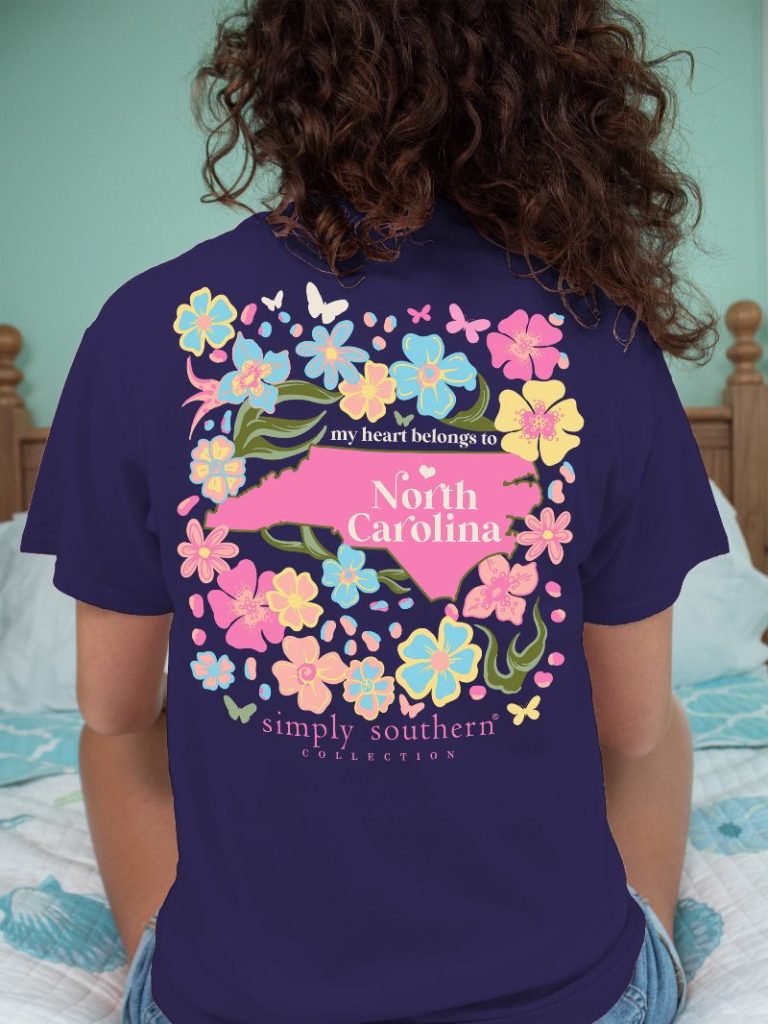 Simply Southern - My Heart Belongs to North Carolina SS Tee - 2024