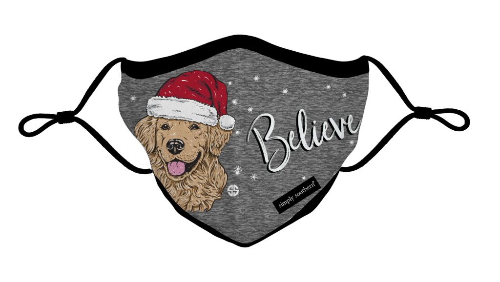 Simply Southern - Youth Holiday Mask - Believe