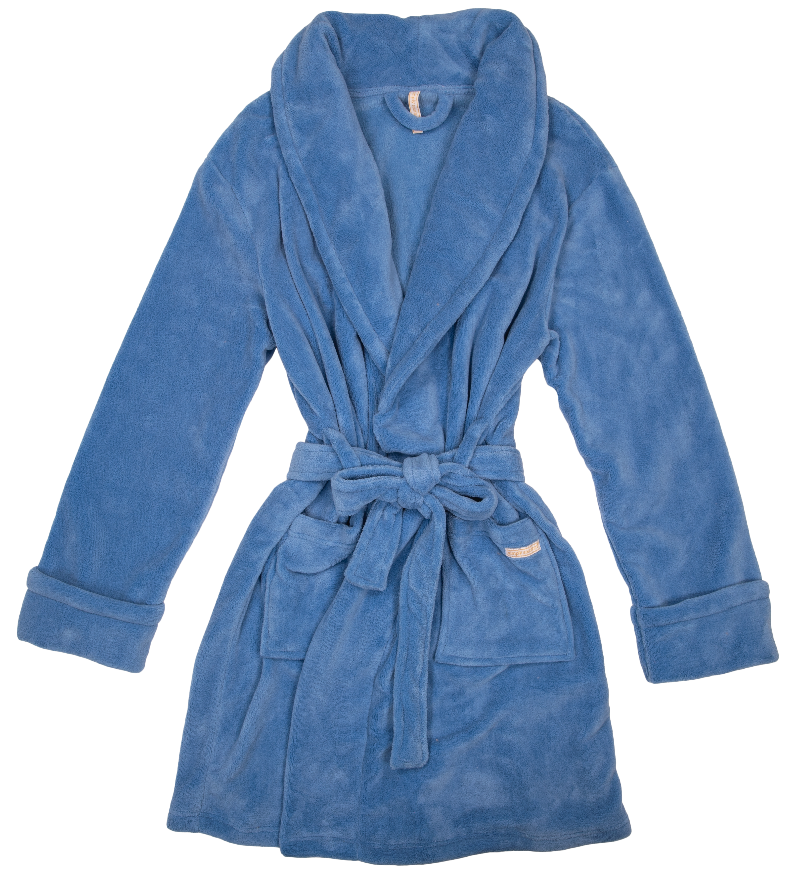 Simply Southern - Plush Robe - Blue - ADULT