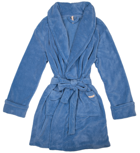 Simply Southern - Plush Robe - Blue - ADULT