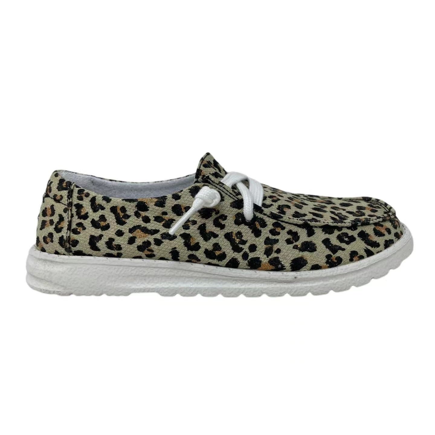 New Gypsy Jazz Gia Slip On Canvas Sneaker - Taupe Leopard