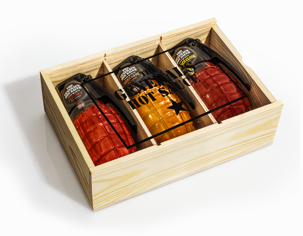 The General's Hot Sauce - 1-Star Gift Box