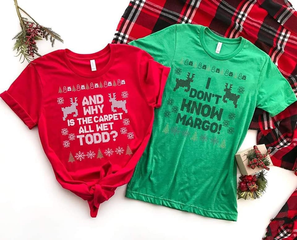 PREORDER - Christmas Vacation Todd & Margo SS Boutique Soft Tee