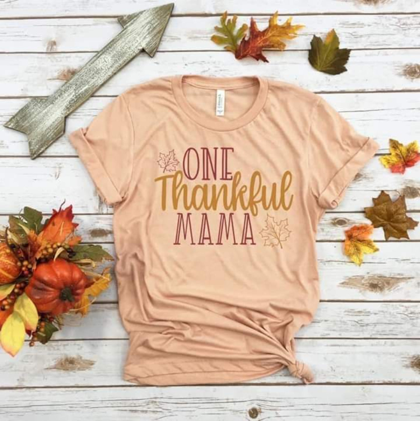 PREORDER - One Thankful Mama Fall Boutique Soft Tee