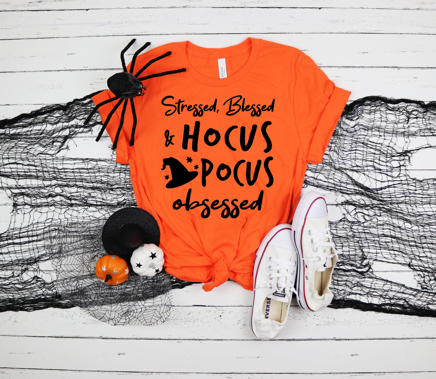 PREORDER-Hocus Pocus Obsessed Halloween SS Boutique Soft Tee