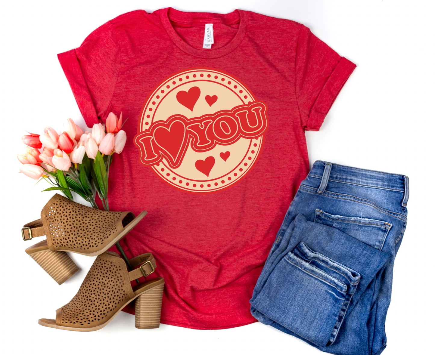 PREORDER - I Heart You Red Boutique Soft Tee