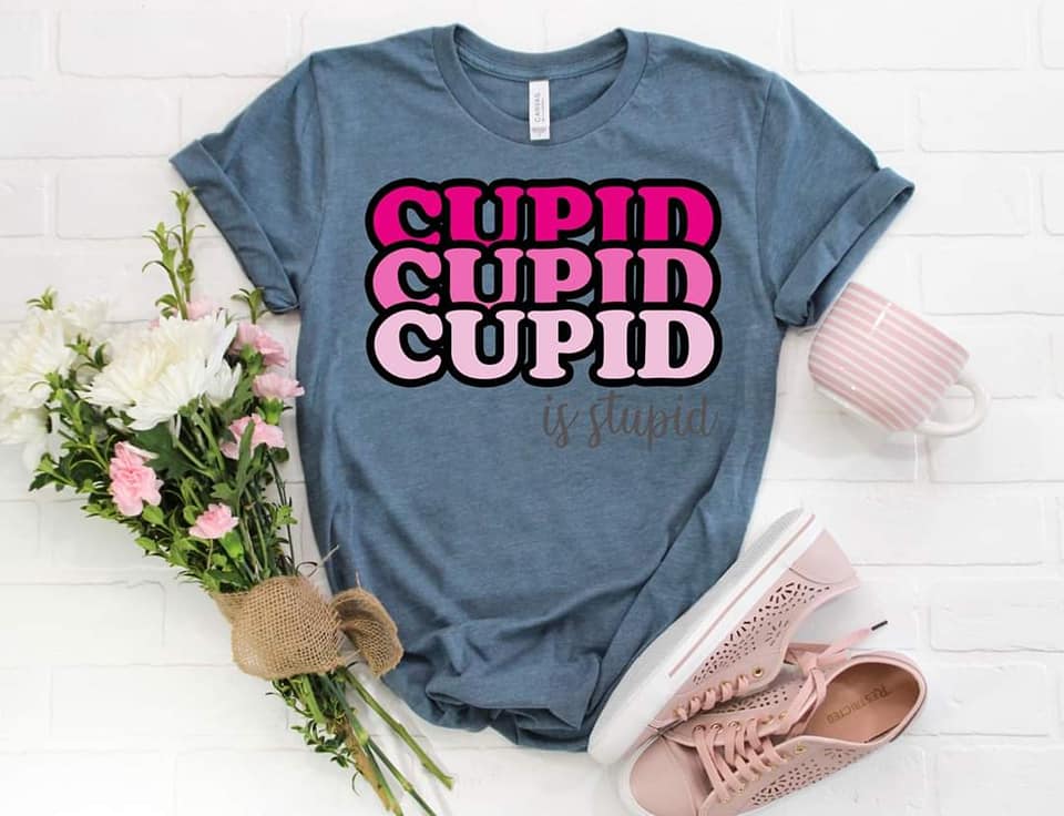 PREORDER - Cupid Is Stupid Funny Boutique Soft Tee