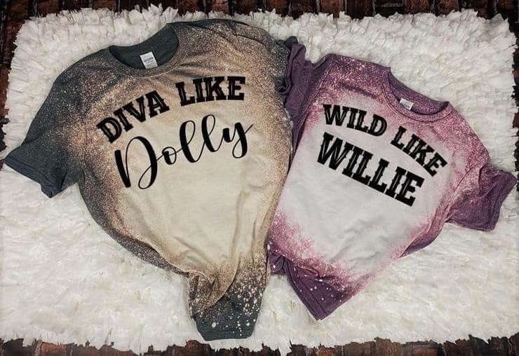 PREORDER - Diva Like Dolly Bleached Boutique Tee